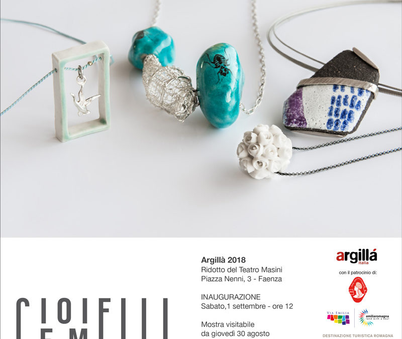 Gioielli Gemelli a Faenza ad Argillà 2018